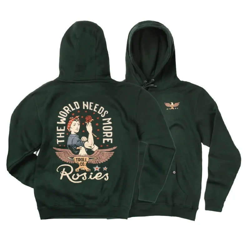 Troll Co. Women's "The World Needs More Rosies" Hoodie