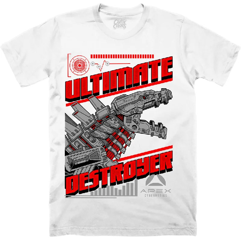 MECHAGODZILLA: ULTIMATE DESTROYER - T-SHIRT (WHITE)