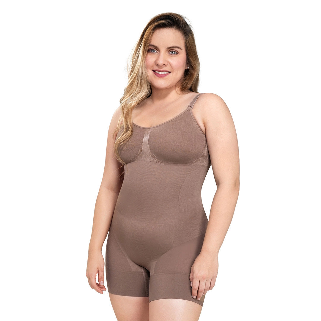 Bodysuit tummy control Cocoa - Seamless Shapewear