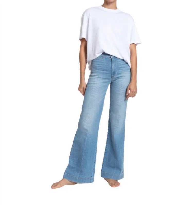 Brighton Wide Leg Jean In Keel Over