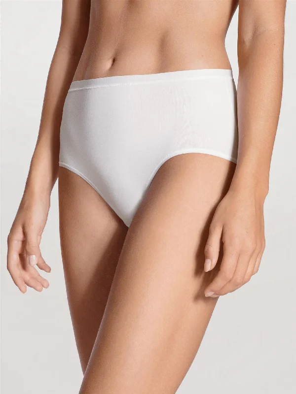 Natural Comfort High Waist Brief Hvit