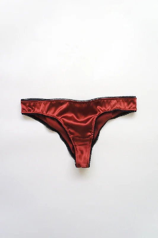 Stretch Silk Panty Copper