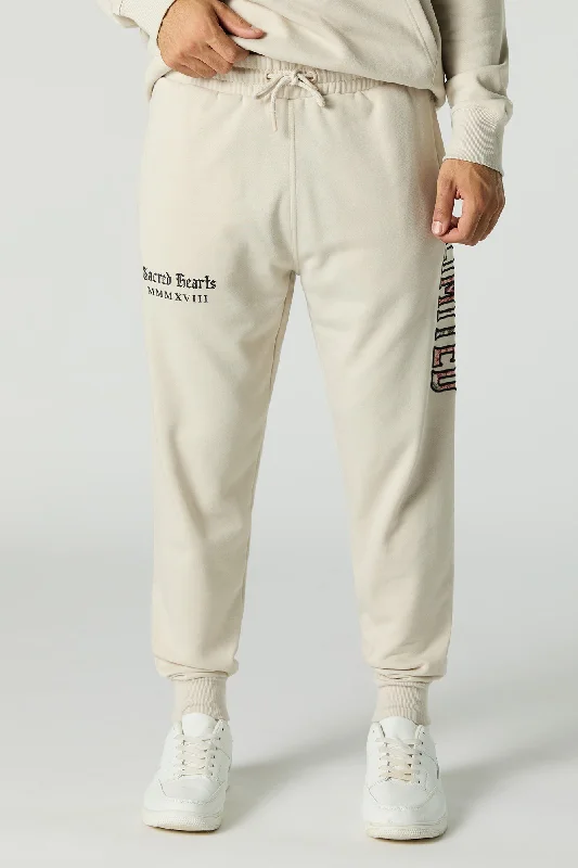 Limited Twill Embroidered Fleece Jogger