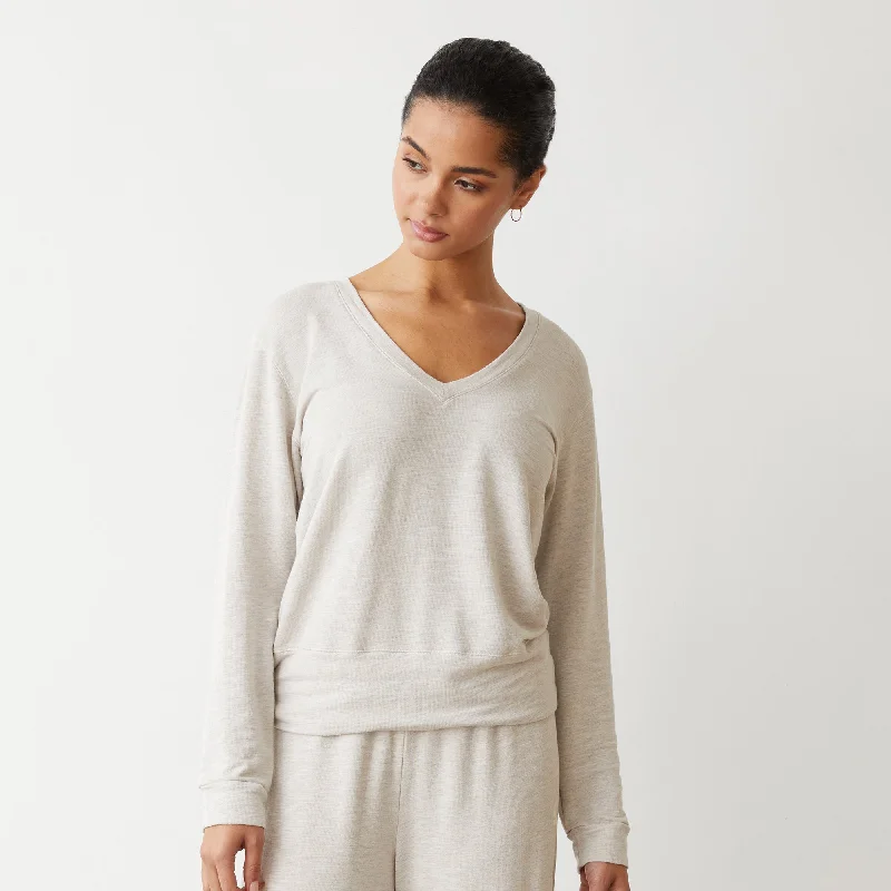 Supersoft V Neck Long Sleeve