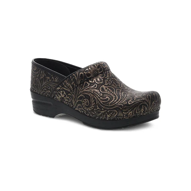 Women's Professional Black Antique Tooled