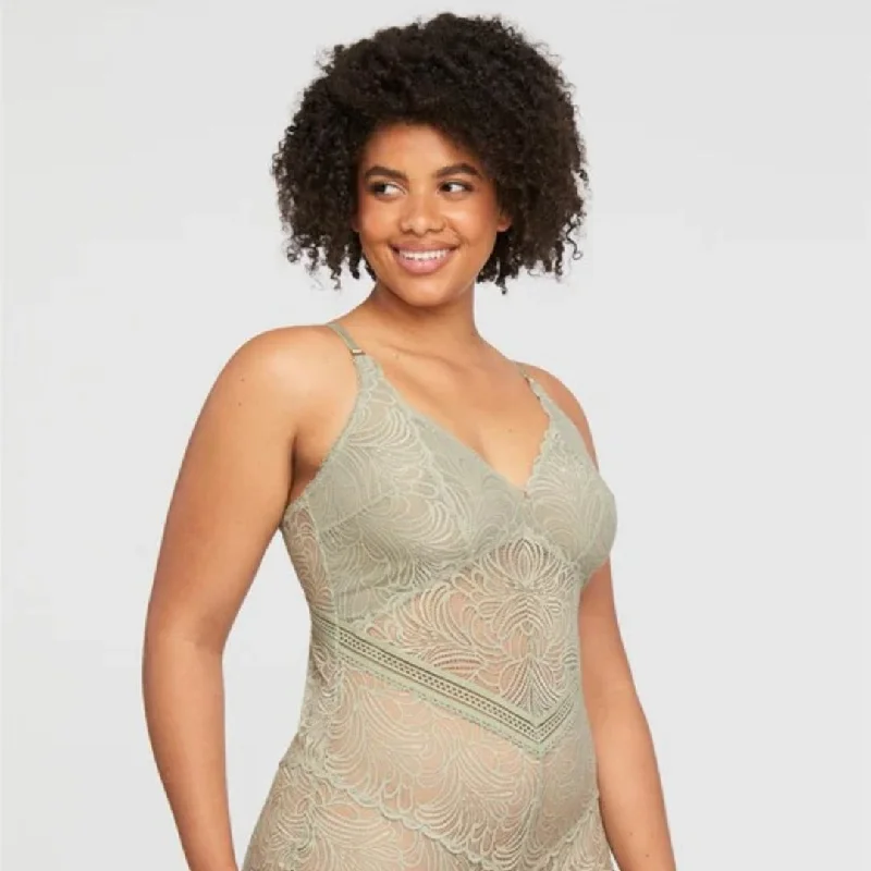 Montelle Intimates London Fog Lace Bodysuit