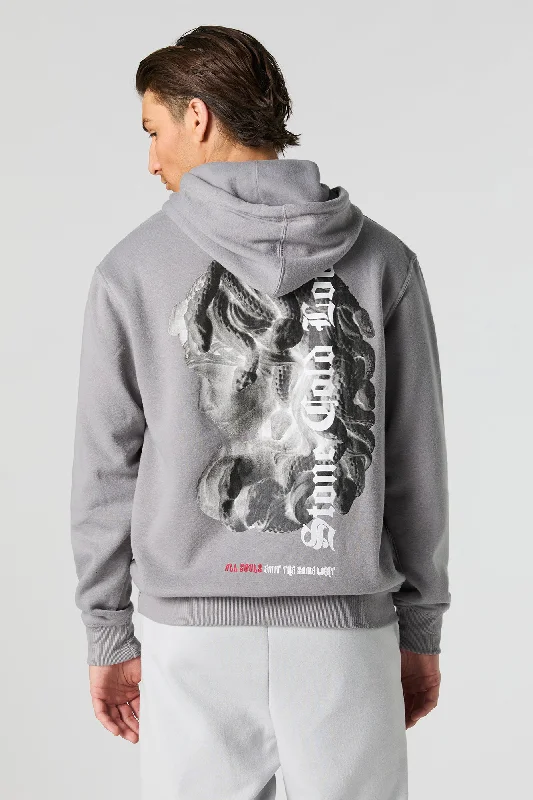 Stone Cold Lover Embroidered Fleece Hoodie