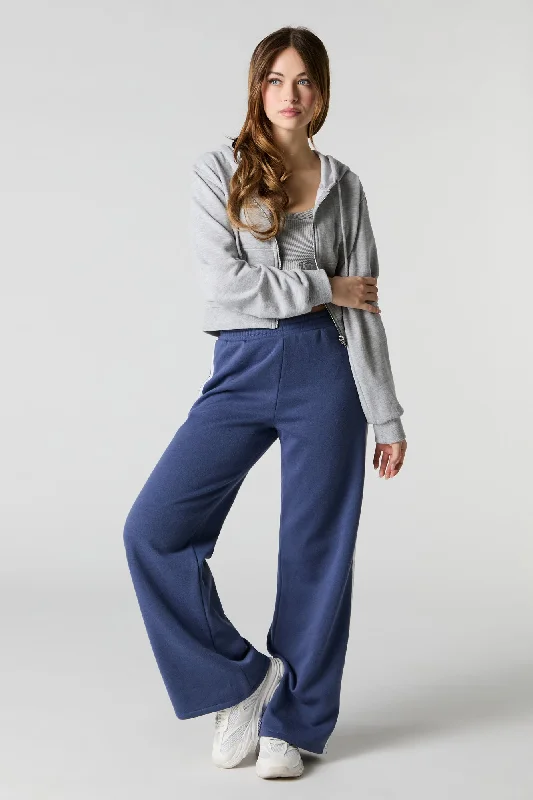 Striped Wide Leg Sweatpant