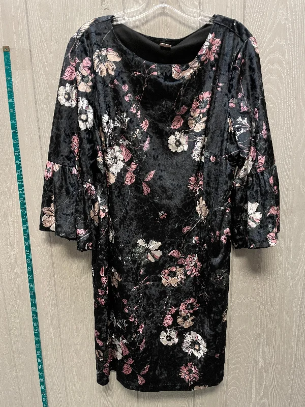 Dress Work By Chicos In Floral Print, Size: Xl