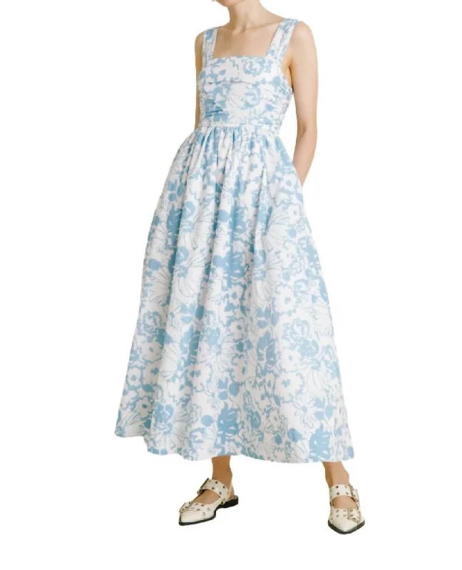 Bonnet Midi Dress In Floral