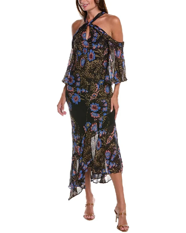 Etro Valiha Silk Midi Dress