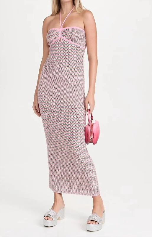 Pierrette Knit Midi Dress In Tutti Fruitti