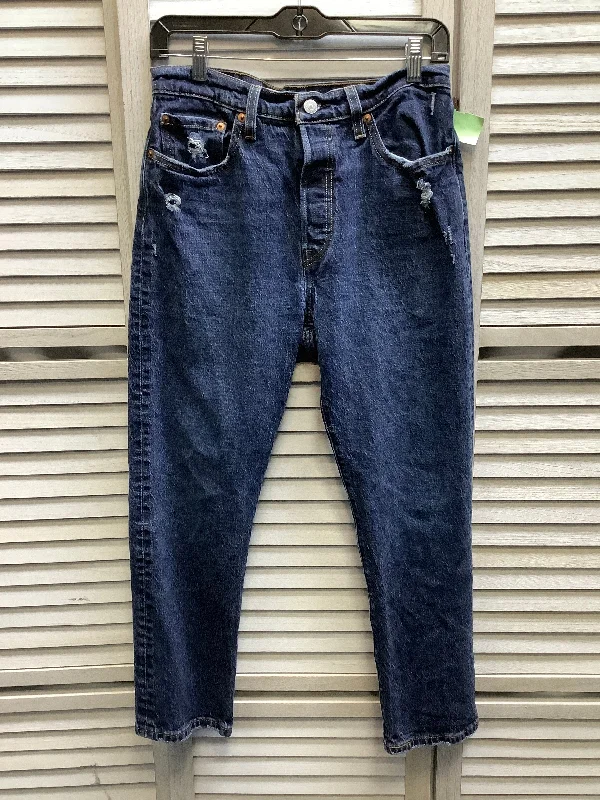 Blue Denim Jeans Skinny Levis, Size 8