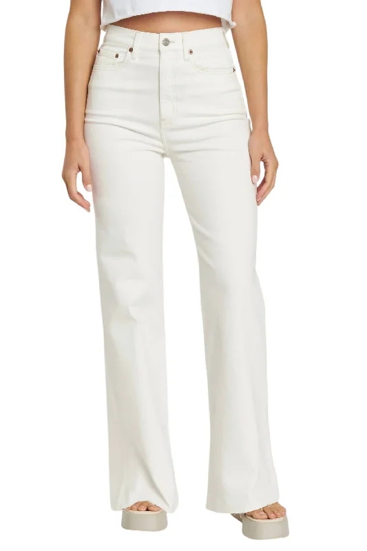 Far Out Wide Leg Jeans In White