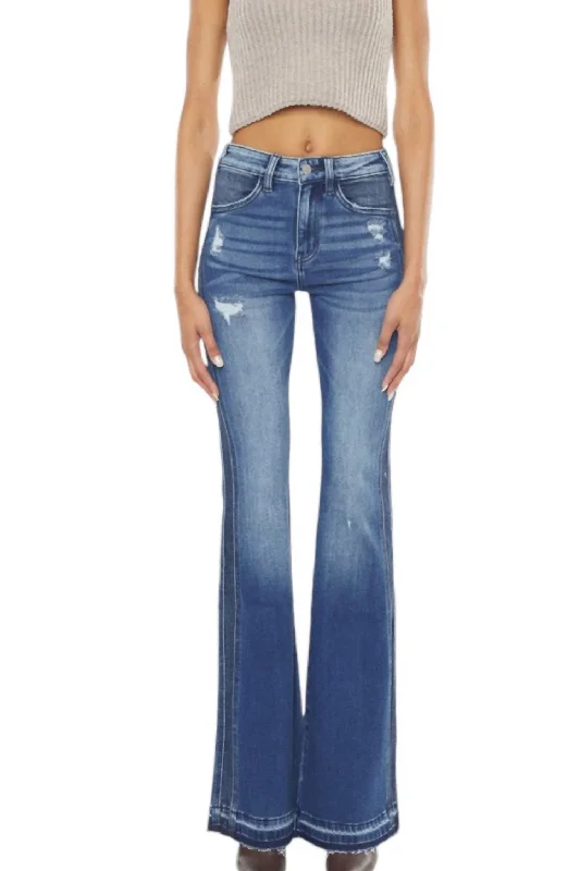 Juliana Denim Bootcut Jeans In Dark Wash