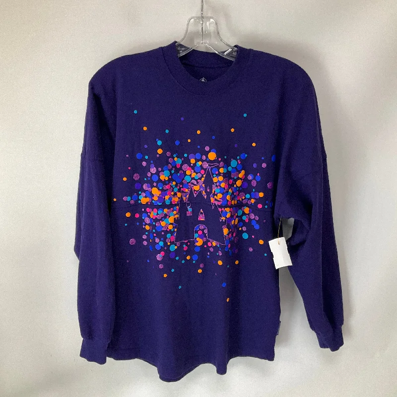 Top Long Sleeve By Disney Store In Purple, Size: Xs