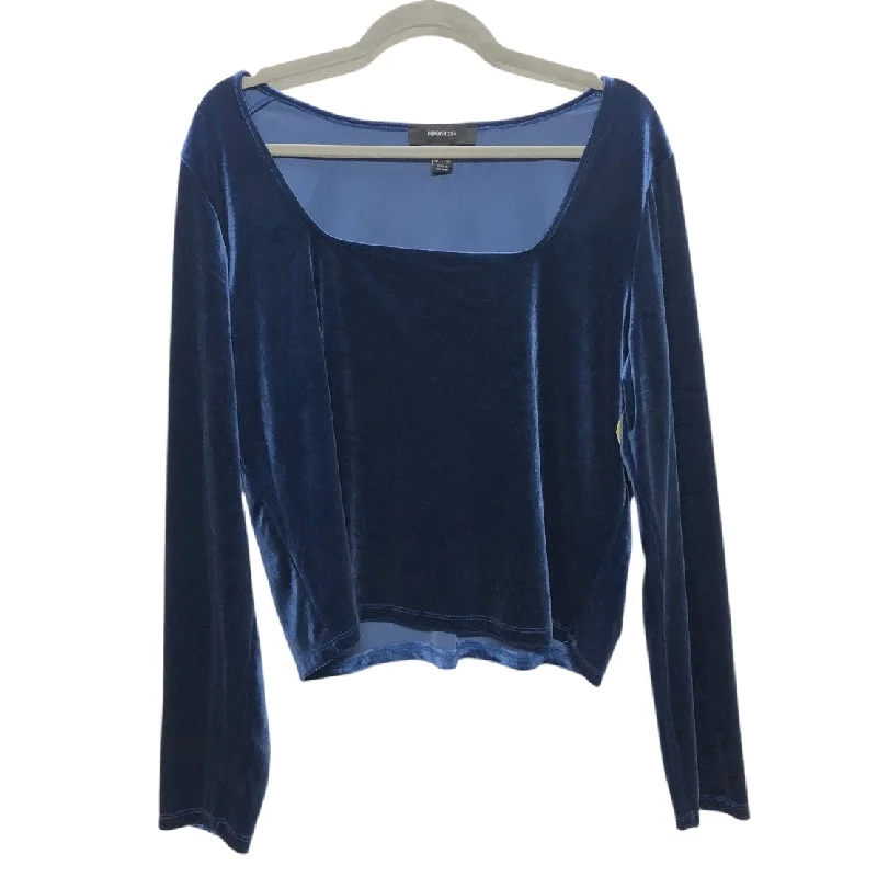 Top Ls By Forever 21 In Blue, Size:2X