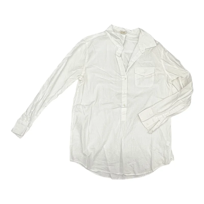 Top Ls By J. Crew In White, Size:L