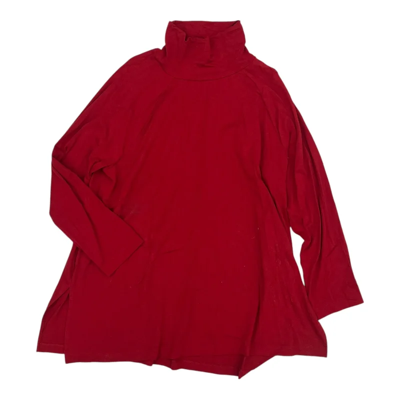 Top Ls By J. Jill In Red, Size:Xl