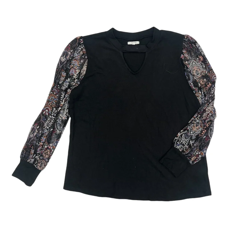 Top Ls By Maurices In Black, Size:Xl