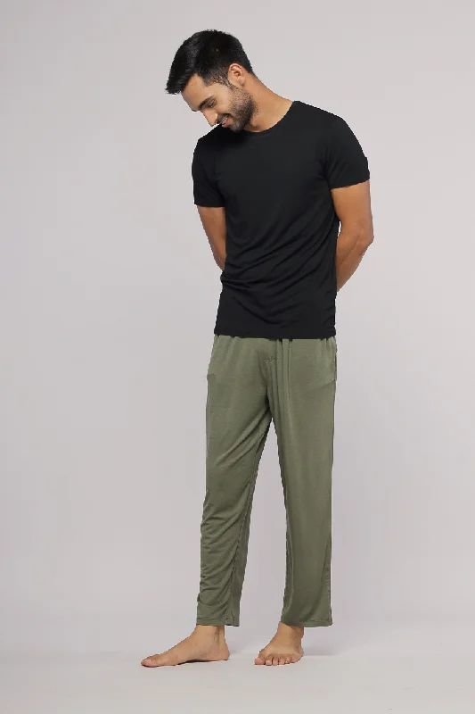 Army Green Mens Lounge Set