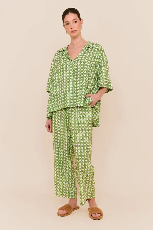 Lounge Set - Pants - Rattan Green