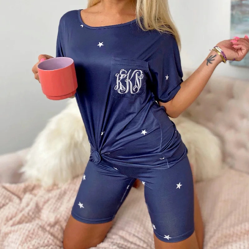 Monogram Oh My Stars Biker Shorts Set