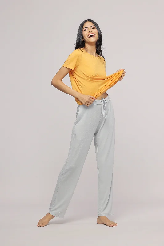 Zen Grey Straight Pajama Set